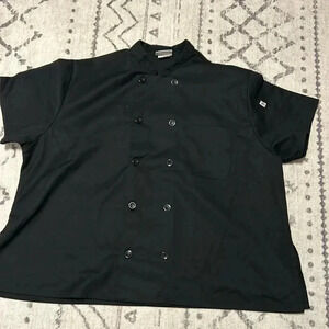 Uncommon Threads Tahoe Short Sleeve Chef Coat Jackets for Women NWOT Size 4XL